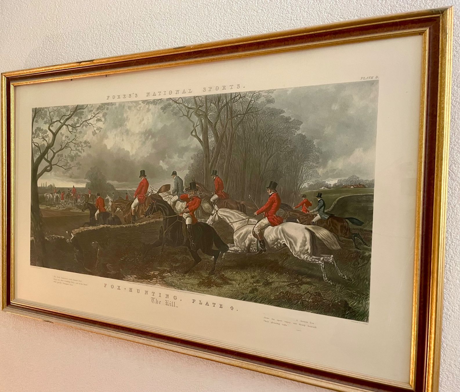 Arts picturaux & lithographies: Harris, John — Fox-Hunting —The Kill - lithography – D'occasion à Bachenbülach par Simivk