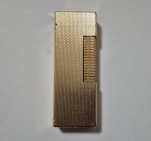 Briquet Dunhill plaqué or, vintage de collection 