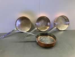 gebr. Profi 4er Gastro Kupferpfannen Set ab 1.-