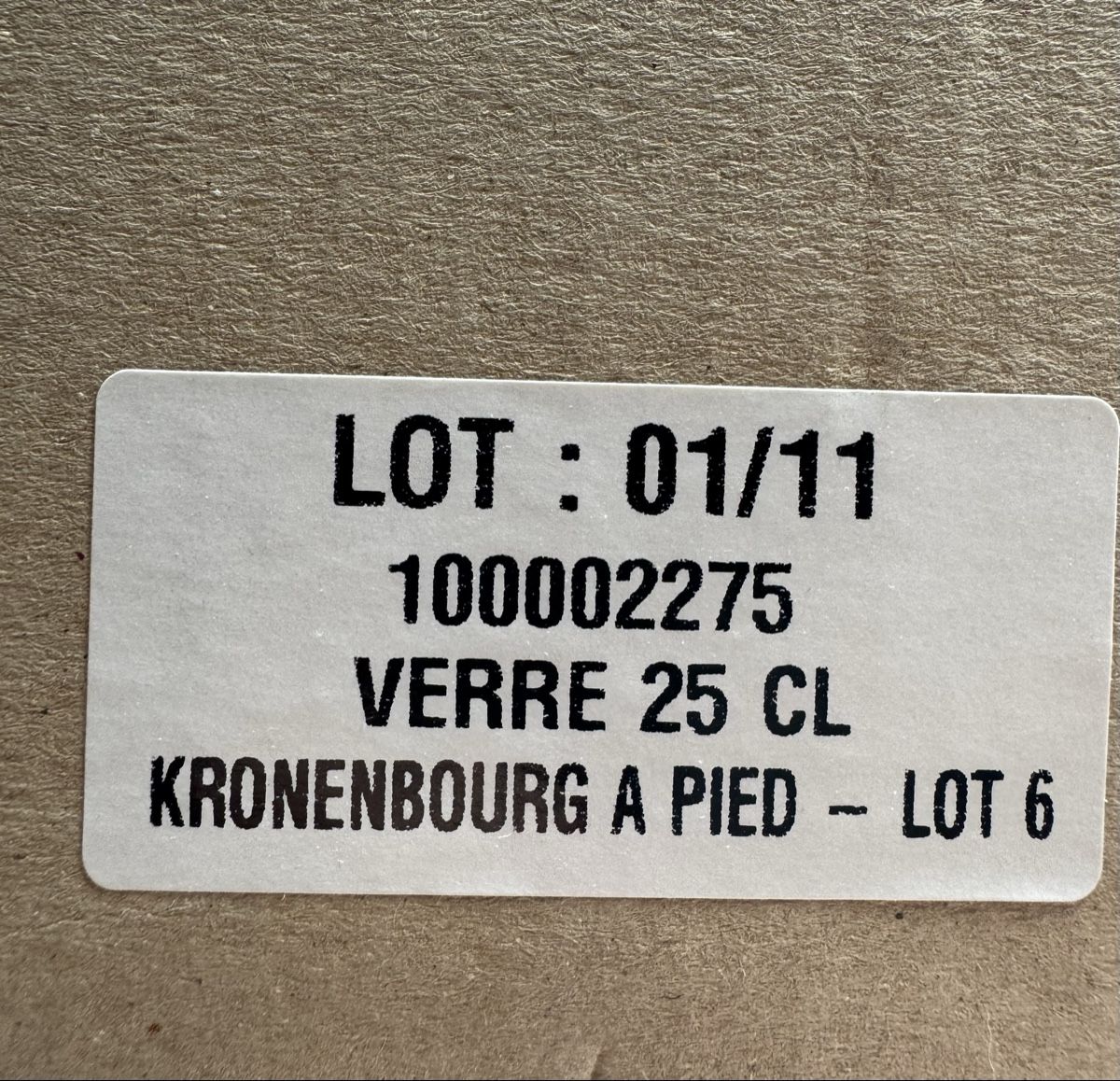 Bicchieri: Kronenbourg Biergläser 25cl, 6er Set, NEU – Nuovo e nell'imballaggio originale da Laupersdorf venduto da ValeBoris89 2