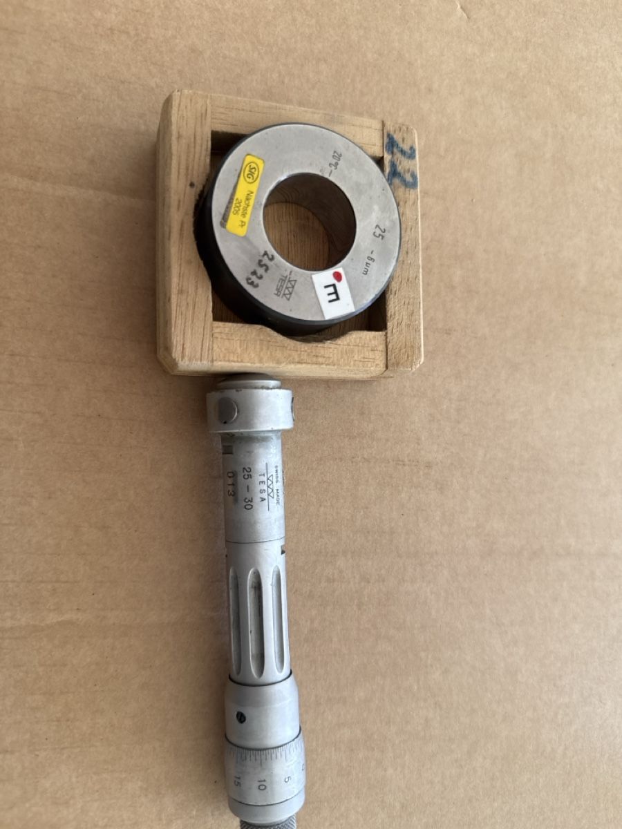 Tesa Misurare: Tesa Innenmessschraube 25-30 mm mit Einstellring – Usato da Neuhausen venduto da reifen-profis 2