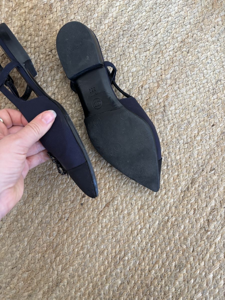 Chanel Scarpe da donna: Chanel Sling Backs 38 – Usato da Zürich venduto da Salomej011 2