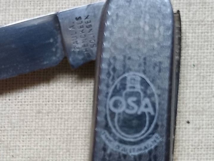 Taschenmesser: Messer - pubblicitario - "OSA" – Gebraucht aus Sorengo von 74in 1