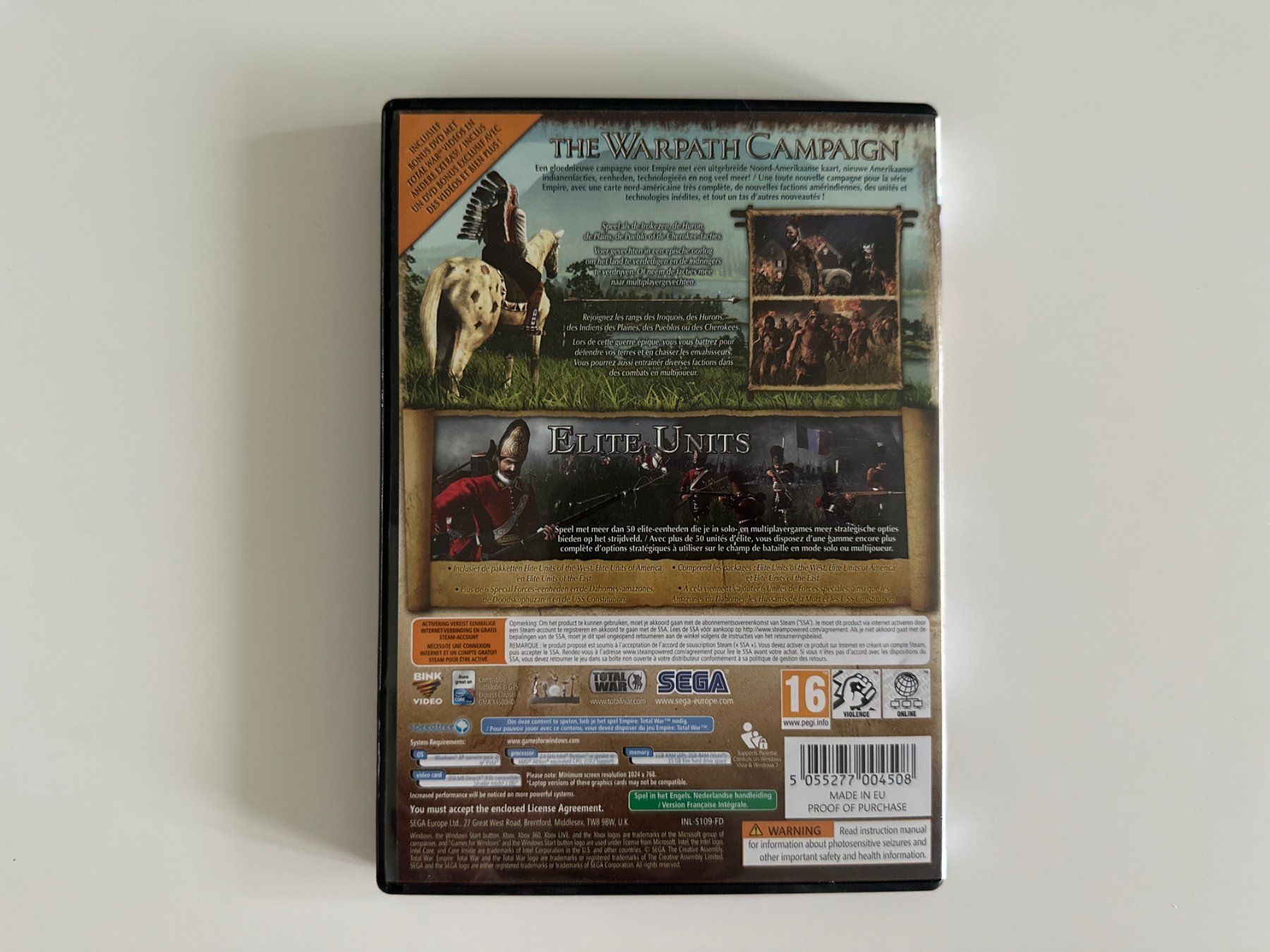 Microsoft Giochi: Empire: Total War - Downloadable Content Pack, PC – Usato da Couvet venduto da nay_prh5 2