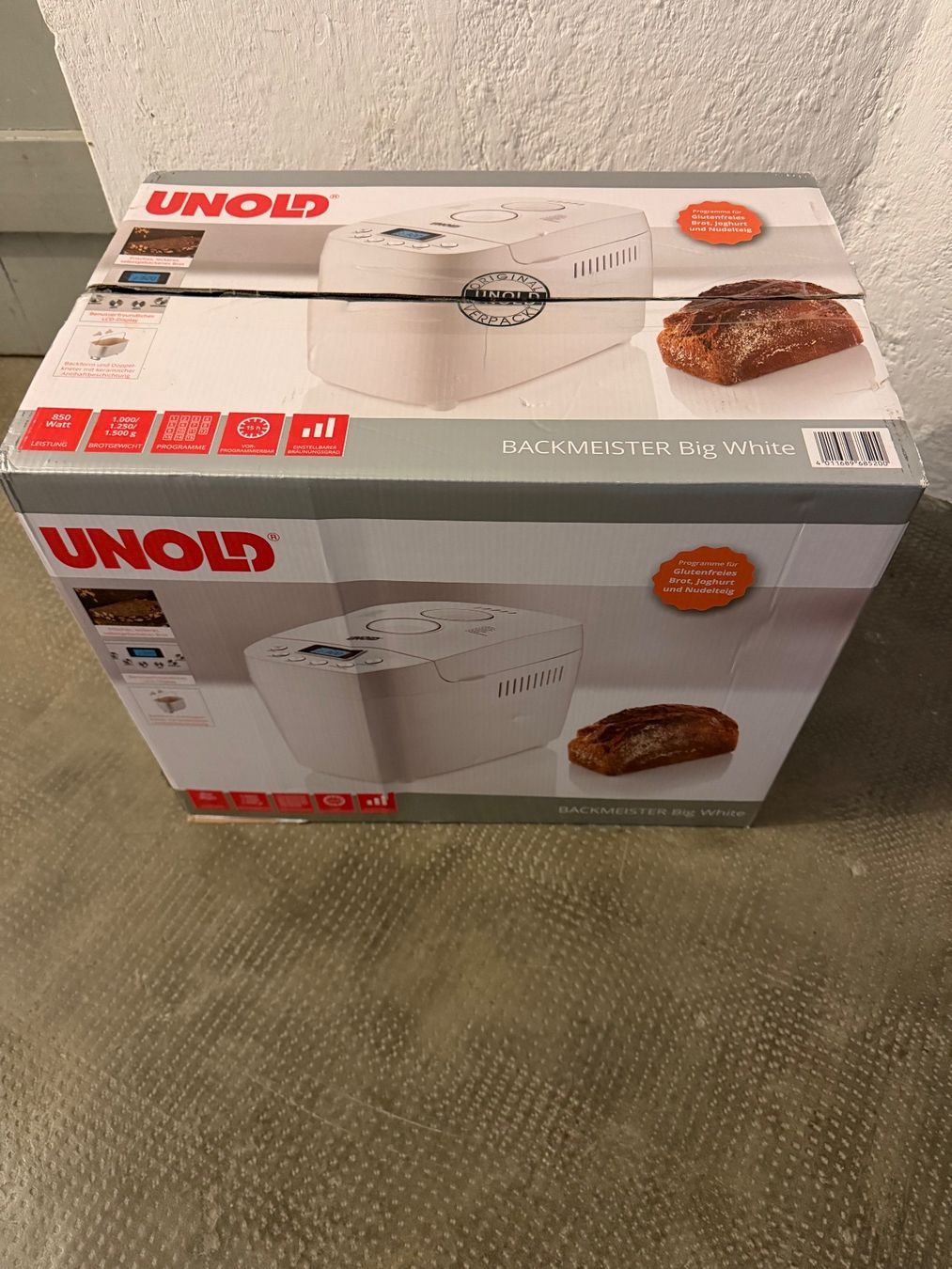 Appareils de cuisine: Machine à pain UNOLD Big White comme neuve – D'occasion à Lausanne par noh_gt5x