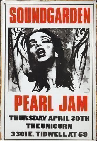 Insegne: Rusty Blechschild-SOUNDGARDEN&PEARL JAM – Nuovo e nell'imballaggio originale da Rupperswil venduto da big-one-sale