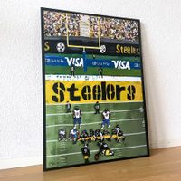 Pittsburgh Steelers Football Kunst Modern Bild Pop Art NFL