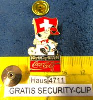 FUSSBALL PIN WORLD-CUP USA COCA-COLA  GEPRÄGT SECURITY-CLIP