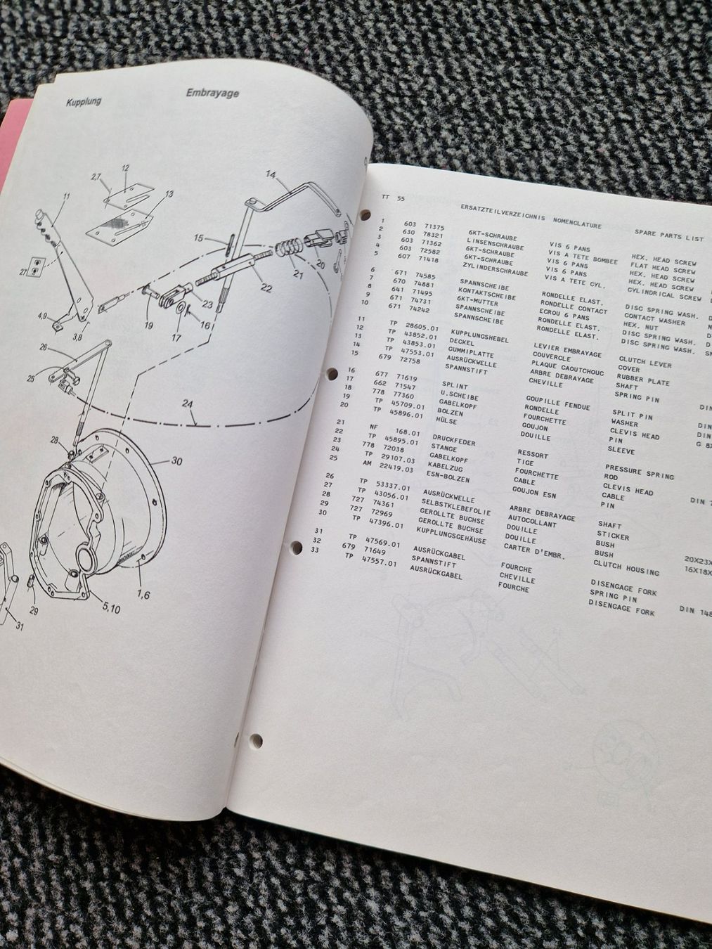 Aebi Trattori: Original ET-Liste Aebi Terratrac TT55 – Usato da Dürnten venduto da Bachtel84 4