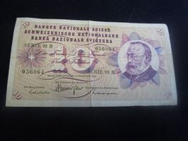 10er Banknote Serie 93 B vom 7. Februar 1974