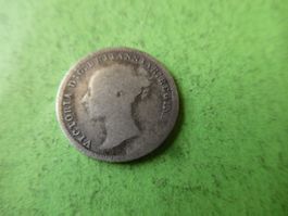 Grossbritannien 1878, 3 Pence - Silber