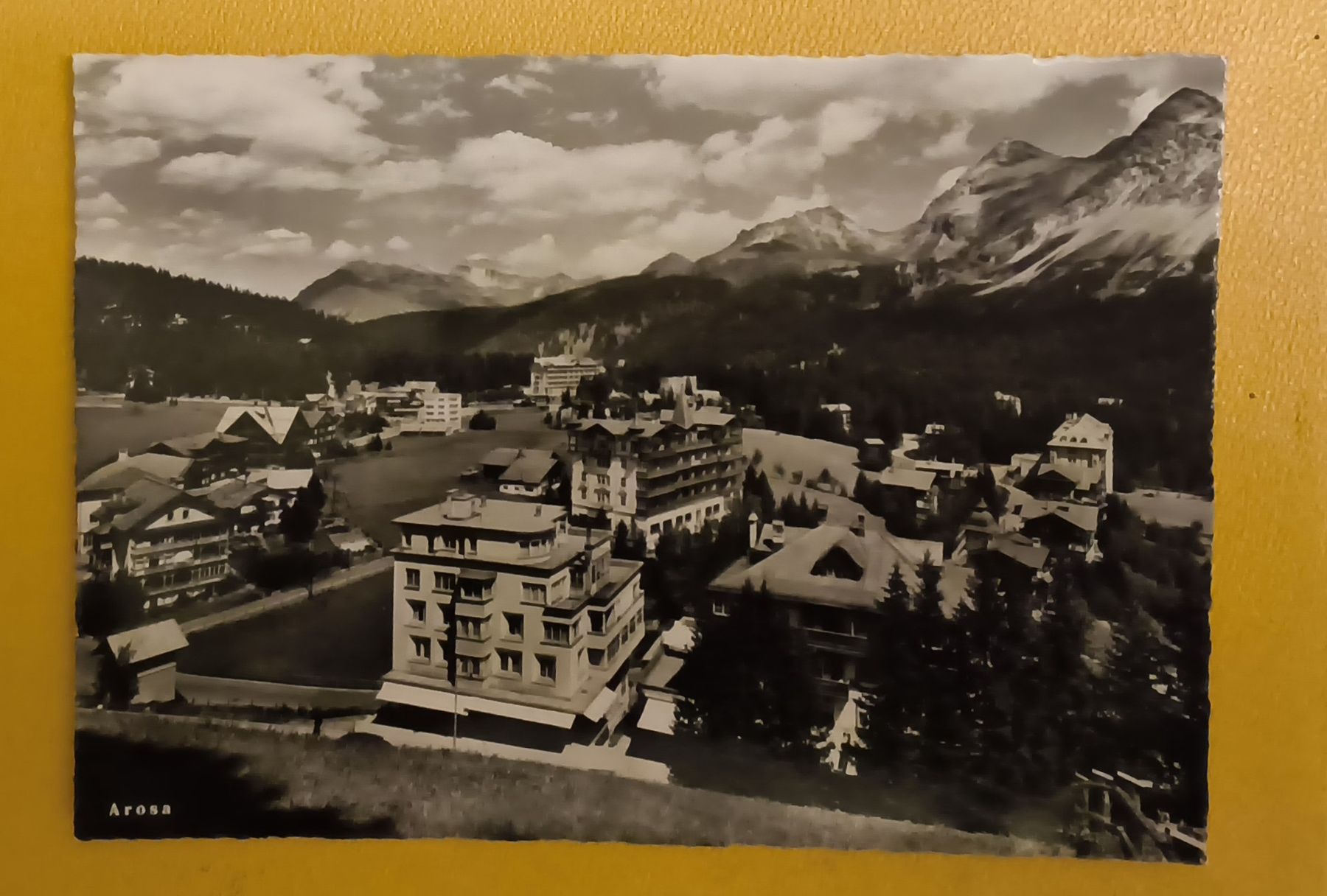 Ansichtskarten: 2 Ansichtskarten Arosa – Gebraucht aus Hallau von histoiremerveilleuse 2