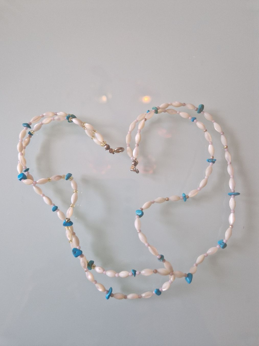 Catenine: Halskette Türkis Perlmutt – Usato da Jona venduto da HappyHappyHappyHappy 1