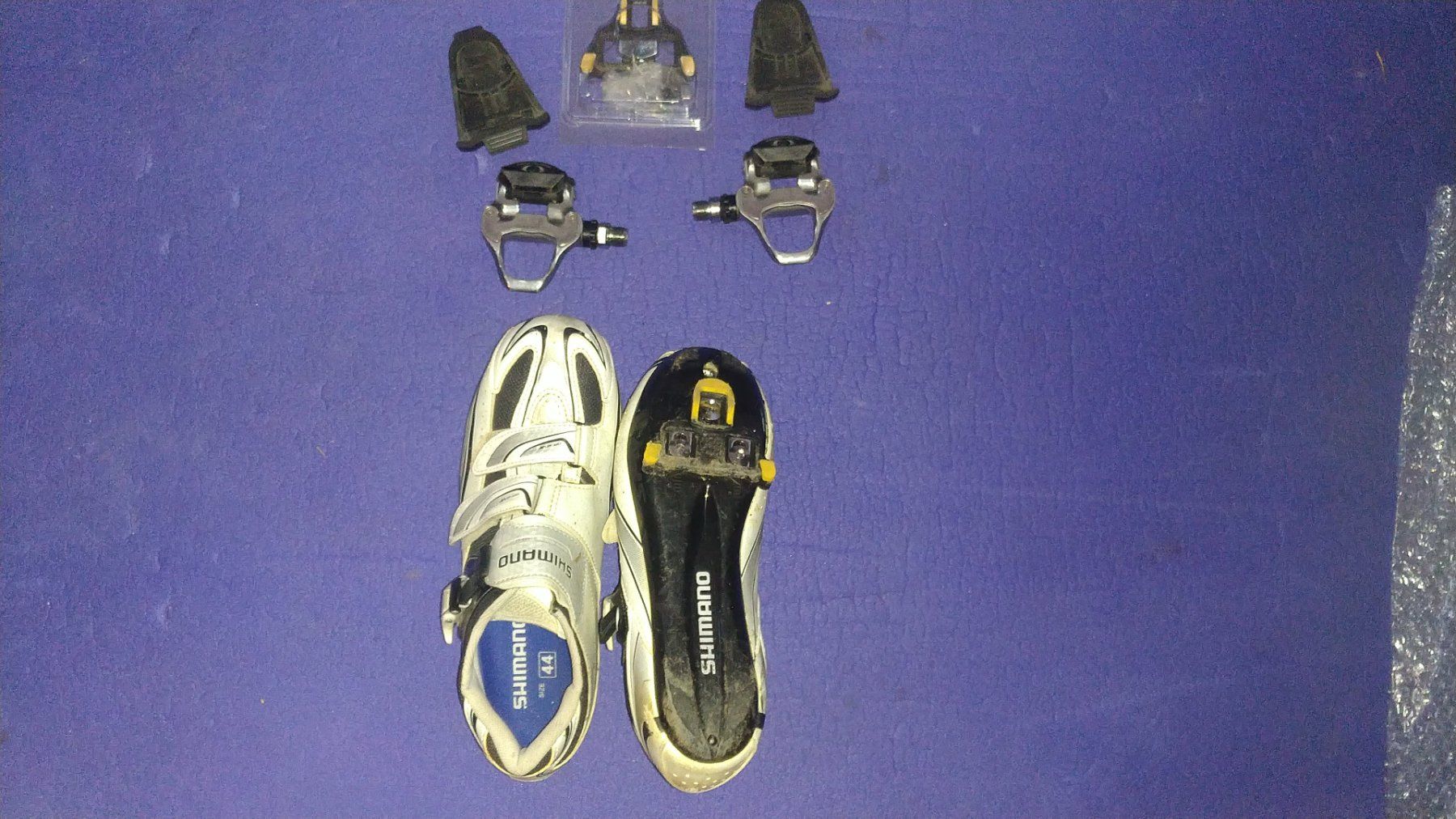 Shimano Scarpe da uomo: Shimano Veloschuhe mit Zubehör – Usato da Dübendorf venduto da scotti1180 5