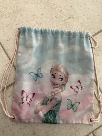 Kinder Turnbeutel Elsa mit Schmetterlingen leicht gebraucht