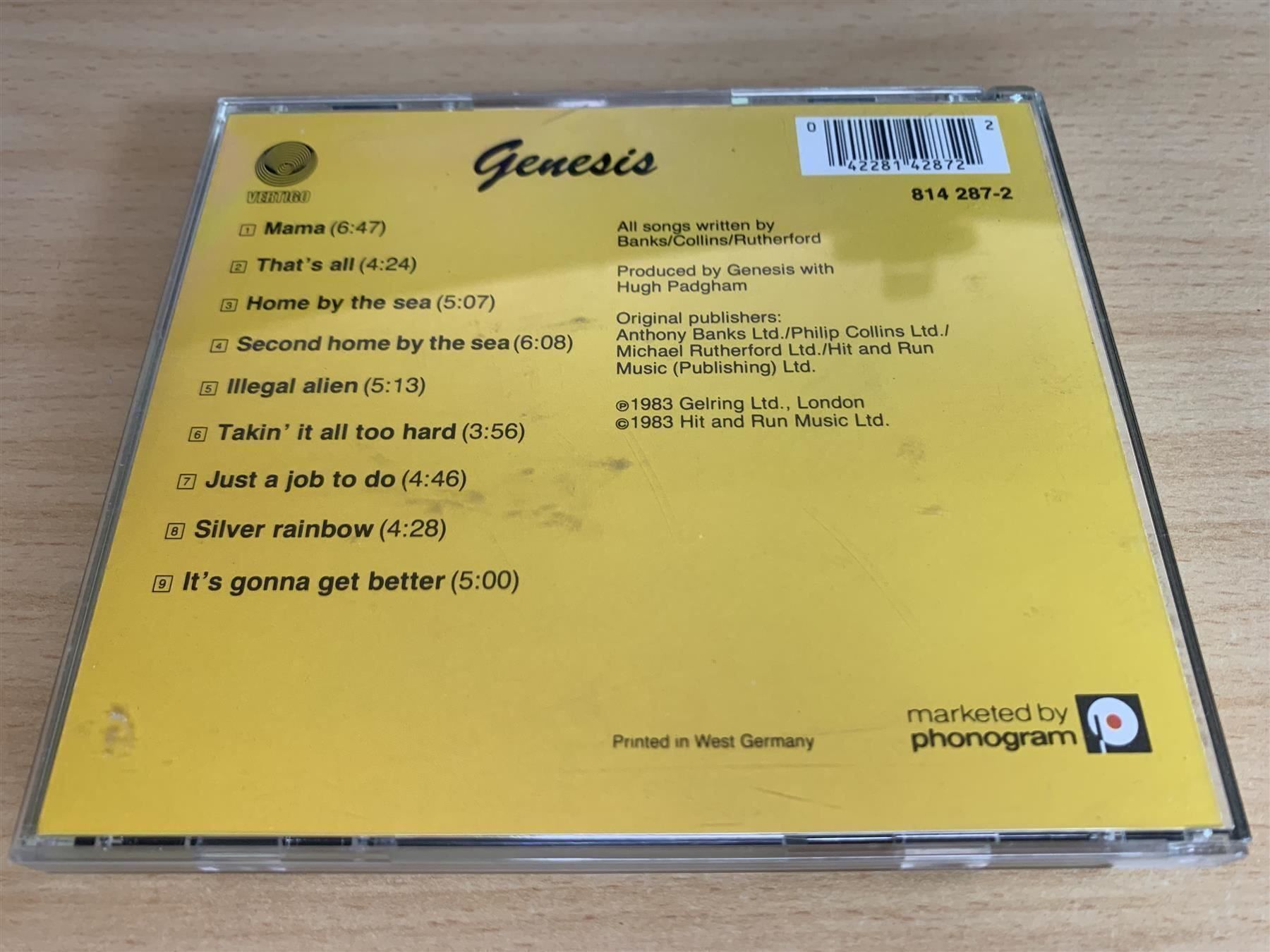 CD: Genesis – Genesis – Usato da Rikon im Tösstal venduto da Alpenmutz 1