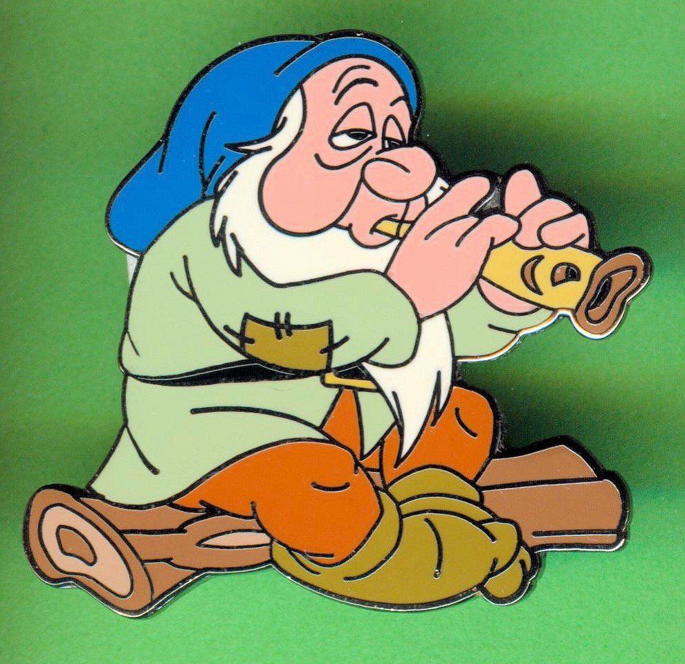 Disney Placchette & Badge: DISNEY  Zwerg  Schlafmütze – Usato da Winterthur venduto da Sammleroase