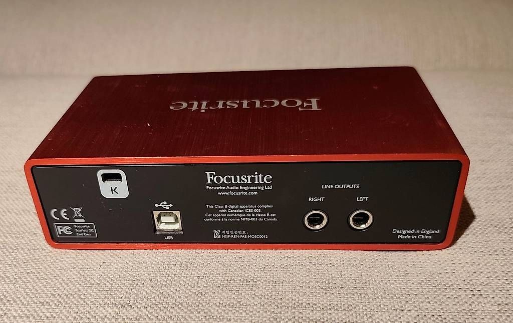 Aufnahmegeräte: Focusrite Scarlett 2i2  USB Audio Interface – Gebraucht aus Goldswil von Lyssij 2