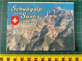 Schwägalp, Säntis, alter Souvenir Leporello, Appenzell