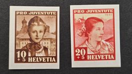 Pro Juventute Briefmarken, Winterhilfe Jahrgang 1941, Top!