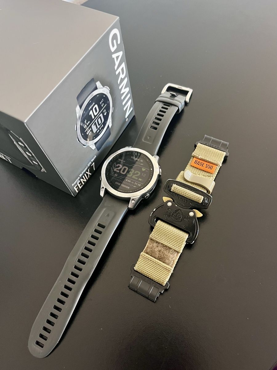 Garmin Smartwatch: Garmin Fenix 7 + bracelet tactique  – Usato da Pieterlen venduto da tom_8d86