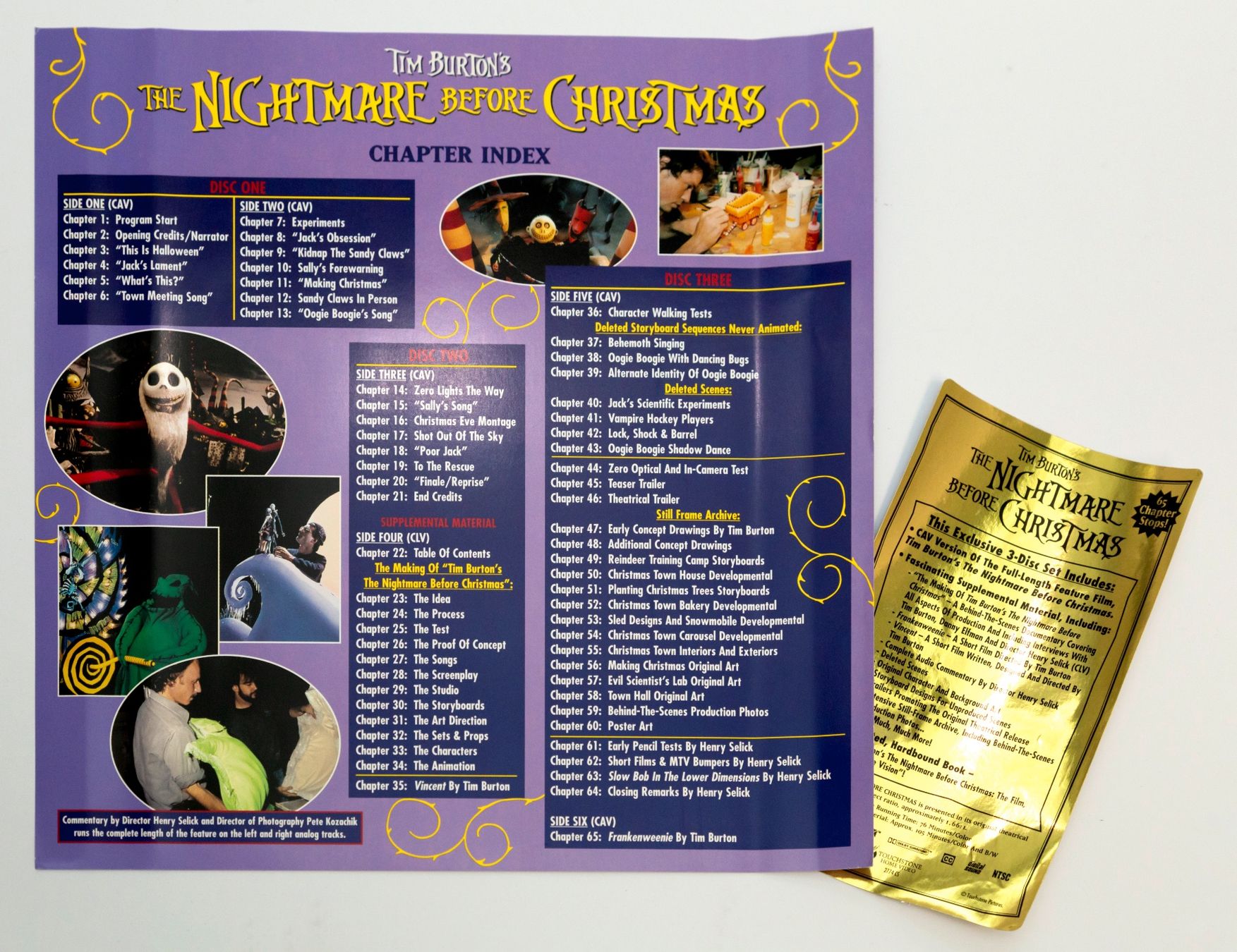 Alle DVDs: TIM BURTON - THE NIGHTMARE BEFORE CHRISTMAS - LASERDISC BOX – Neu (gemäss Beschreibung) aus St. Gallen von kobayashi-maru 2