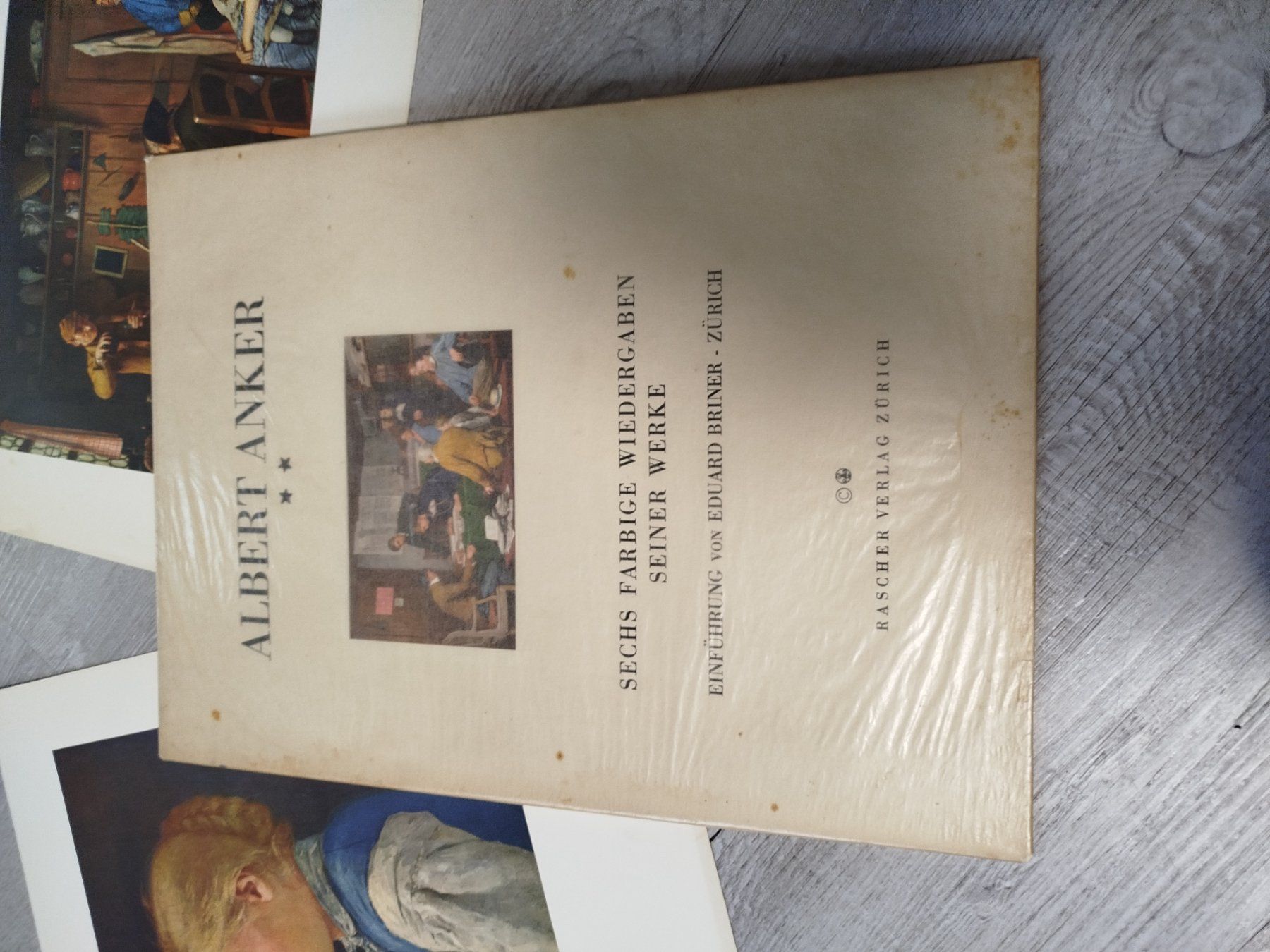Dipinti: Albert Anker 2 Kunstmappen farbige Drucke & Beschrieb – Usato da Glashütten venduto da lightmoon 1