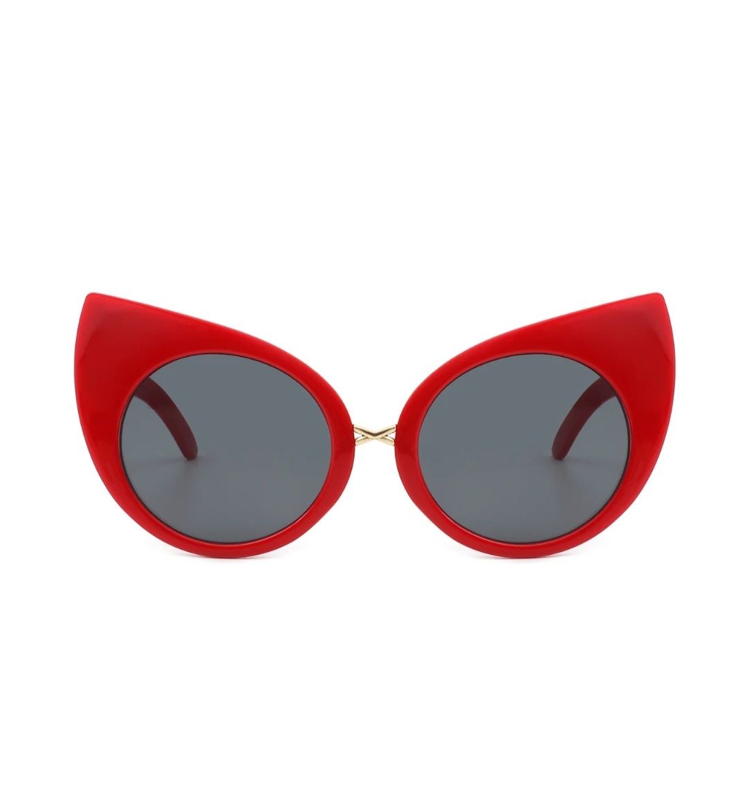 Occhiali & Lenti: Sonnenbrille rot Cat Eye – Nuovo (secondo la descrizione) da Zürich venduto da norhai 1