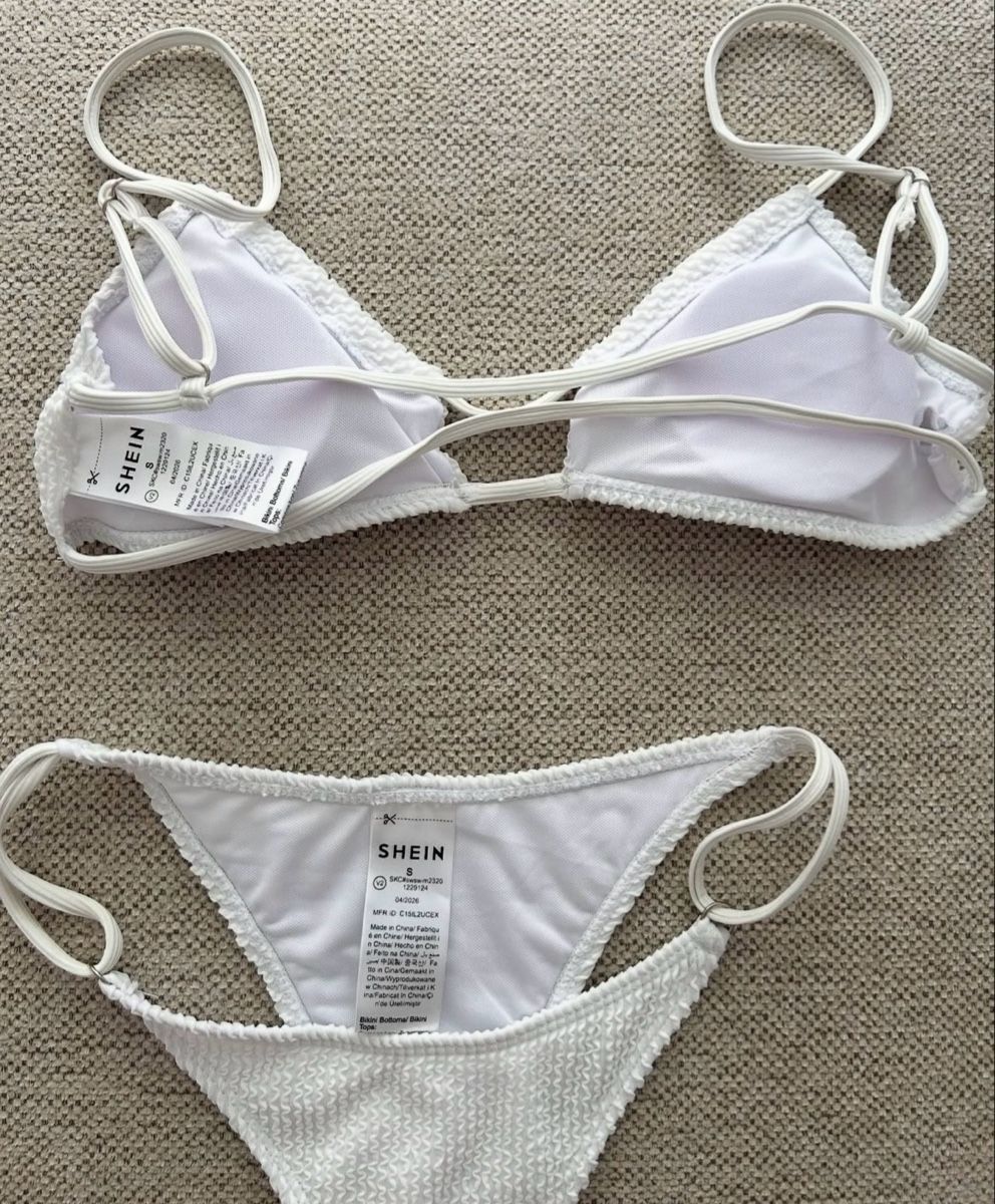 Shein Costumi da bagno & Bikini: Bikini Weiss Grösse S – Nuovo (secondo la descrizione) da Chur venduto da faja7000 1
