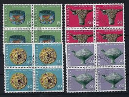 1974  Pro Patria   Viererblochs gestempelt   11331