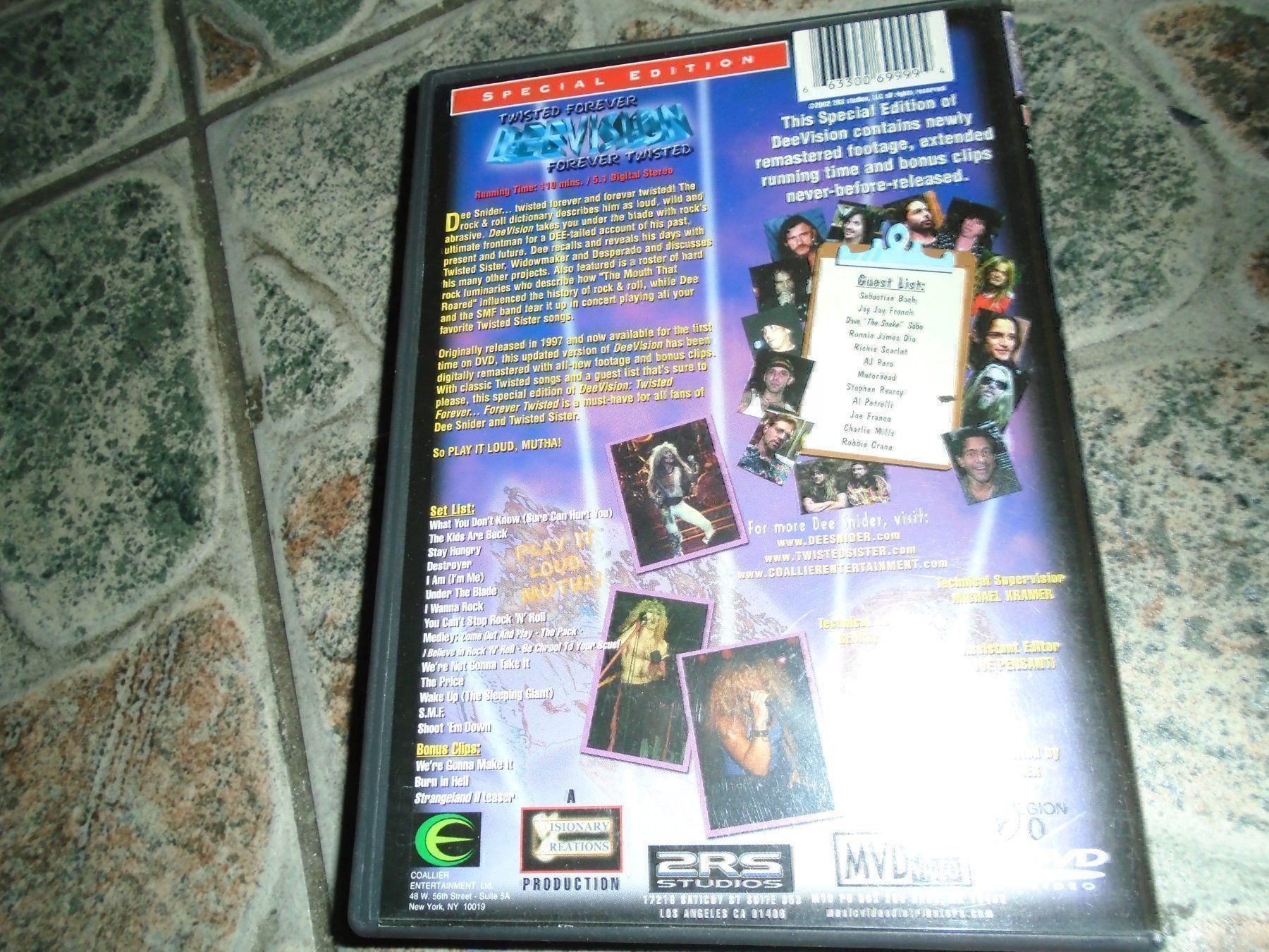 Tous les DVDs: Dee Snider Deevision DVD – D'occasion à Olten par Disc-Ausverkauf 2