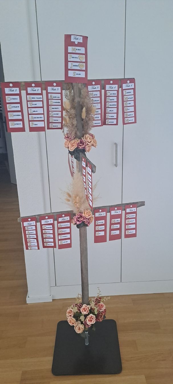 Tutte le decorazioni: "Henza" Deko, Tischplan Hochzeit – Usato da Jona venduto da Schaniarle 6