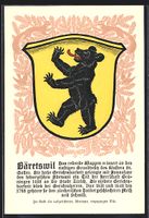 Bäretswil, Wappen mit schwarzem Bären