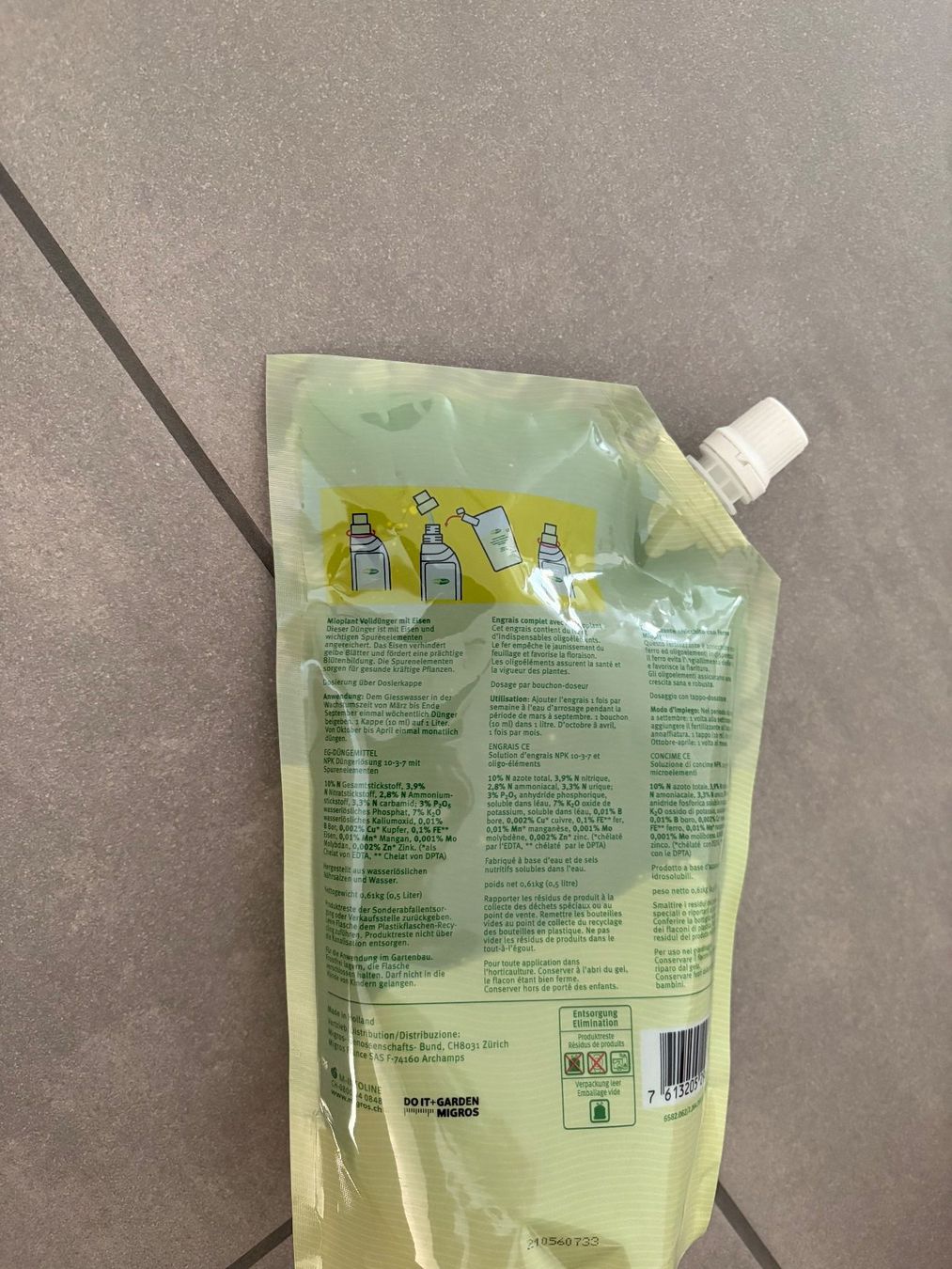 Piante & sementi: NEU und OVP -  3x BIO Universaldünger – Nuovo e nell'imballaggio originale da Männedorf venduto da Vespi012 5