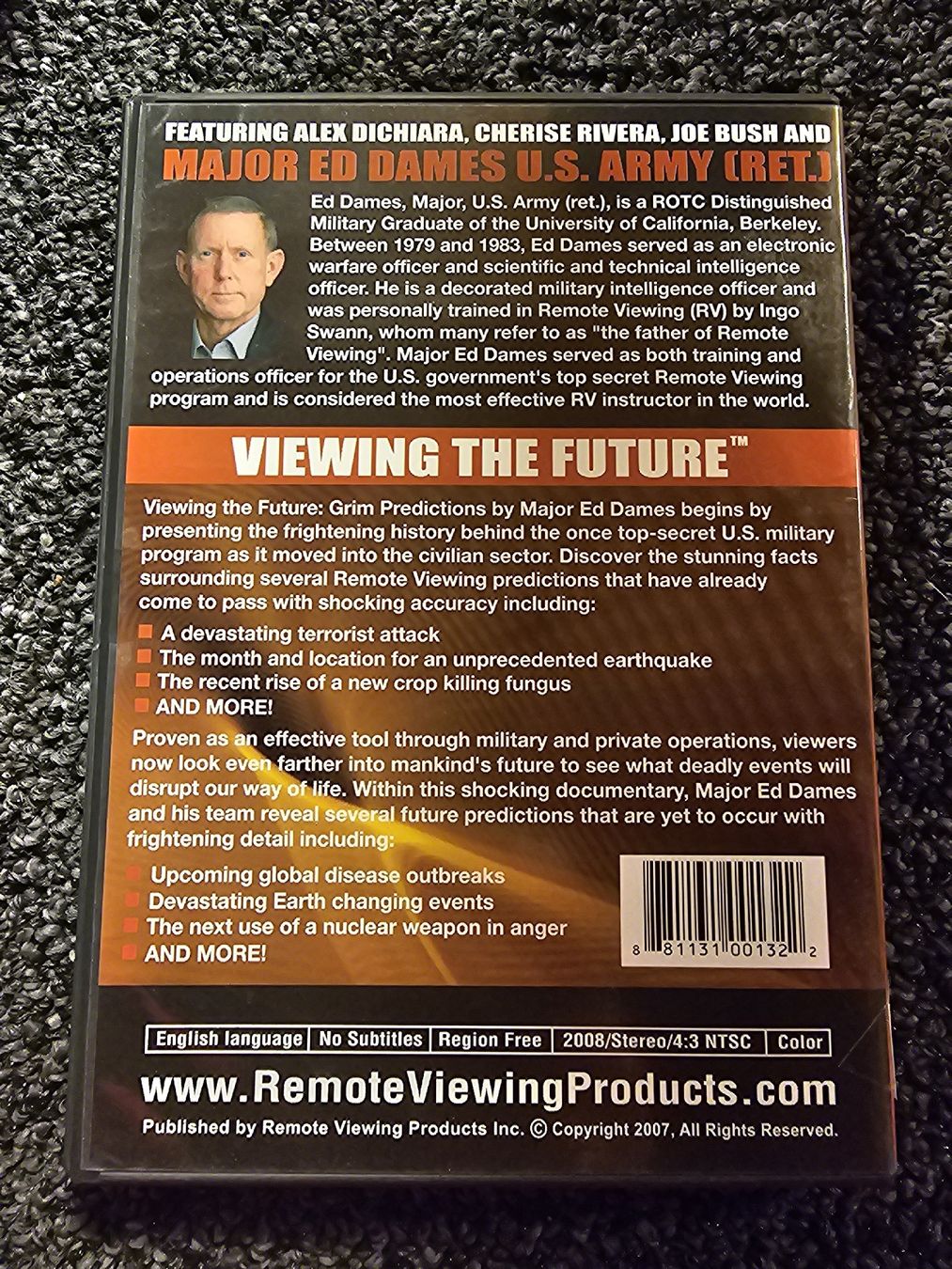 Tutti i DVDs: Viewing the Future: Grim Predictions by Major Ed Dames(18233 – Usato da Ruswil venduto da jan_bxl5 1