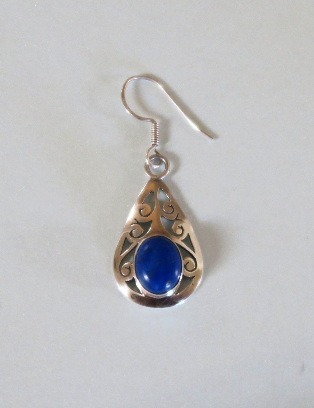 Orecchini pendenti & Orecchini a lobo: Einzel - Ohrhänger Silber 925, Lapislazuli – Usato da Brittnau venduto da marlenestone