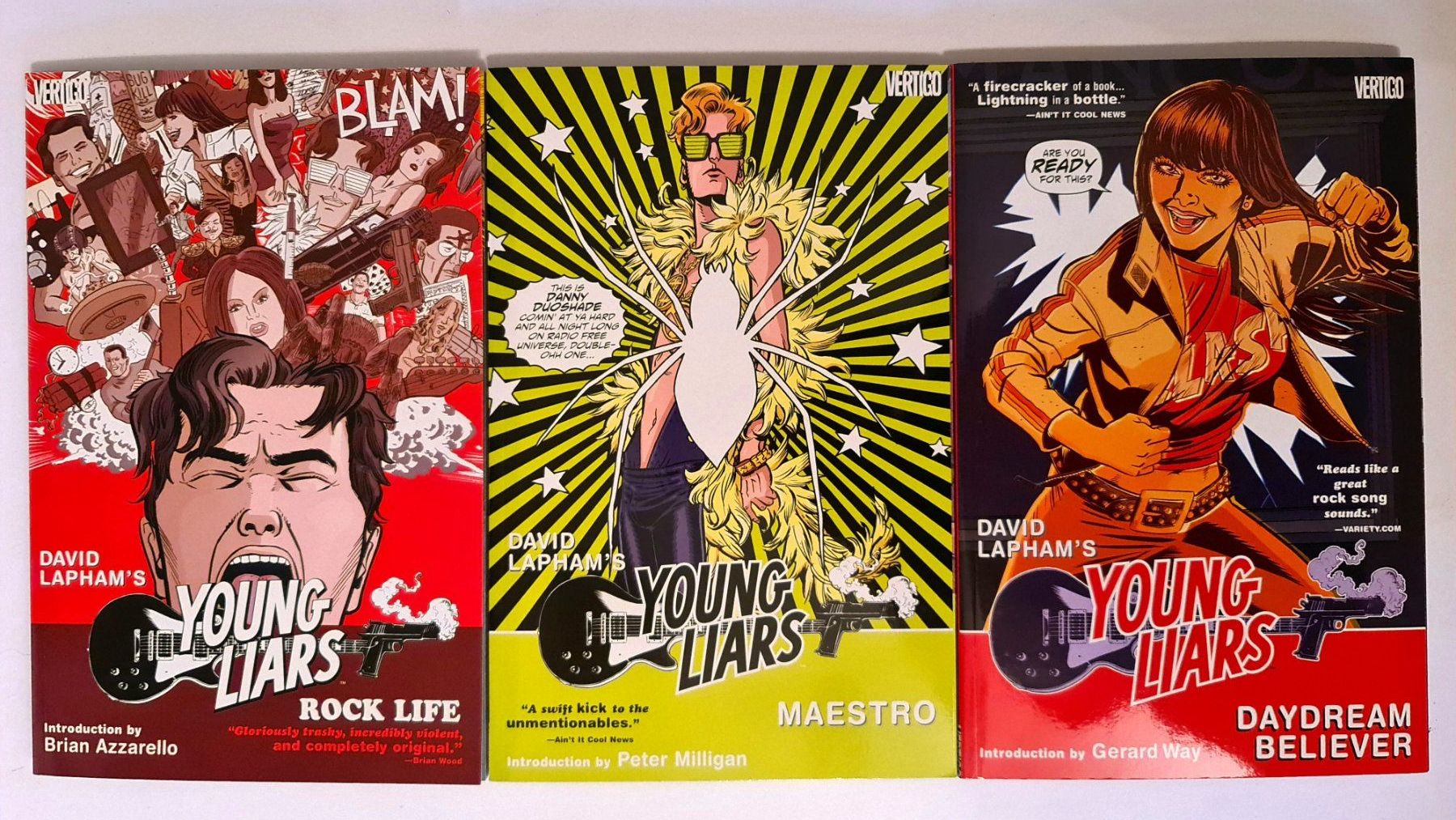 Fumetti: David Lapham's Young Liars Comic Bände SC 1-3. DC Vertigo – Usato da Aesch BL venduto da pri_fp8t