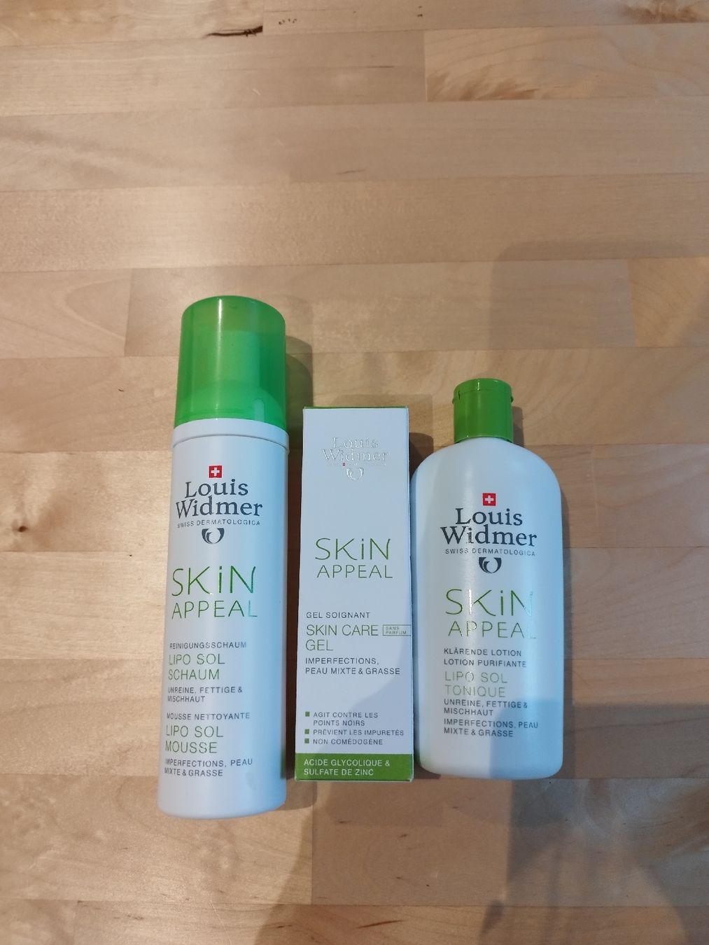 Louis Widmer Cura del viso: Louis Widmer Skin Appeal Set – Usato da Bremgarten AG venduto da Annikaouh