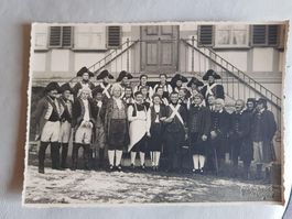 antike Photo 1947 Wikardswil Walkringen Bärewirts Töchterli