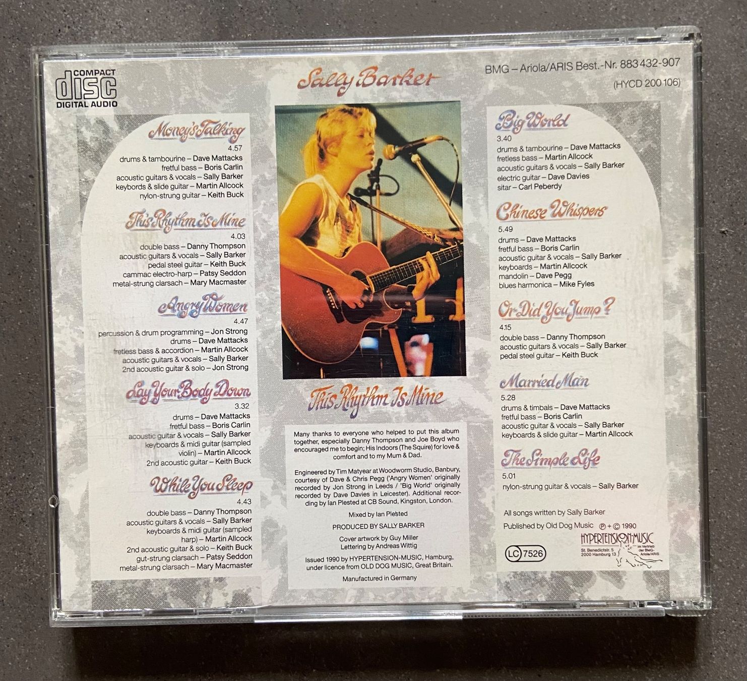 CD: Sally Barker - This Rhythm Is Mine CD – Usato da Luzern venduto da Lycka 1