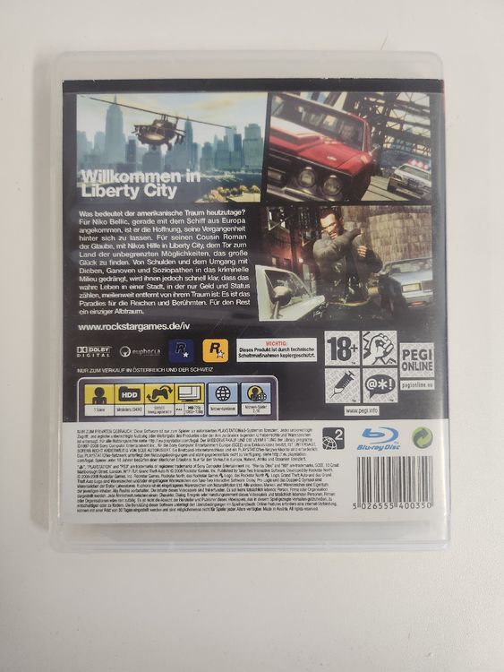 Sony Jeux: Grand Theft Auto IV PS3  – D'occasion à Tuggen par Zweitechanceboutique 3