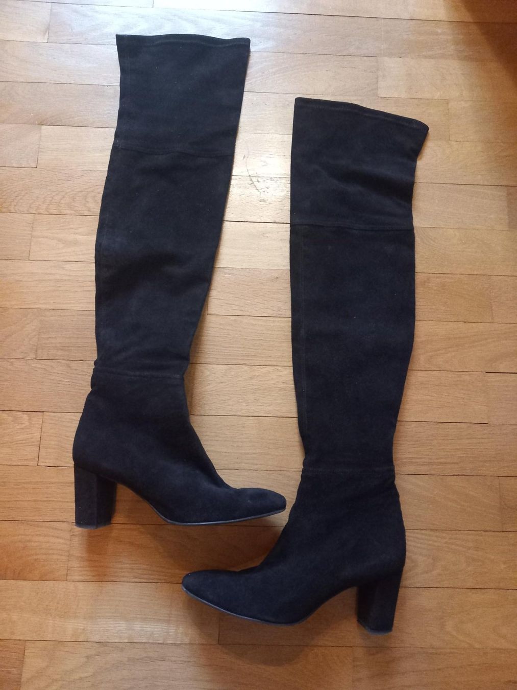 Damenschuhe: Cuissardes daim noir T.38 – Gebraucht aus Troinex von awh_m65m 6