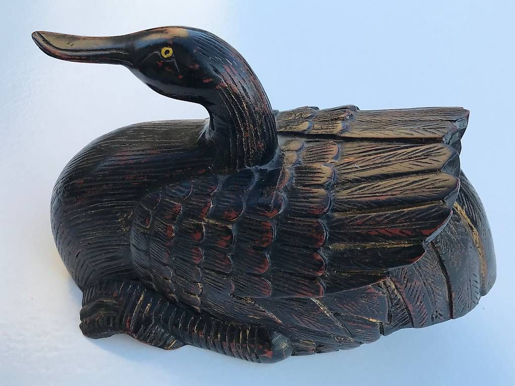 Statuette: Grand canard en bois massif – Usato da Estavayer-le-Lac venduto da mar_2s6b 2