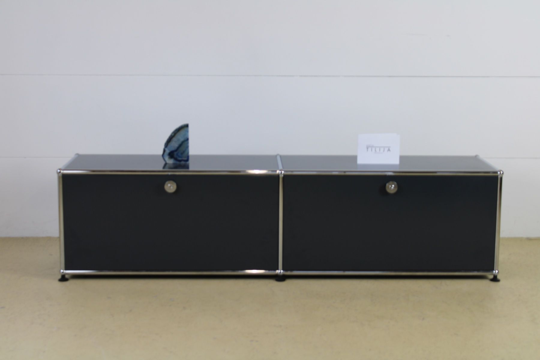 USM Cassettiere: USM Lowboard in Anthrazitgrau, Umbau möglich (2) – Usato da Meinisberg venduto da atelier_TILIJA