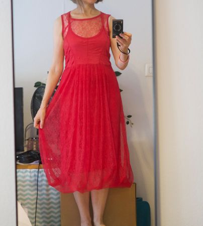 Robe longue fuchsia - taille S/M (Taille 2)