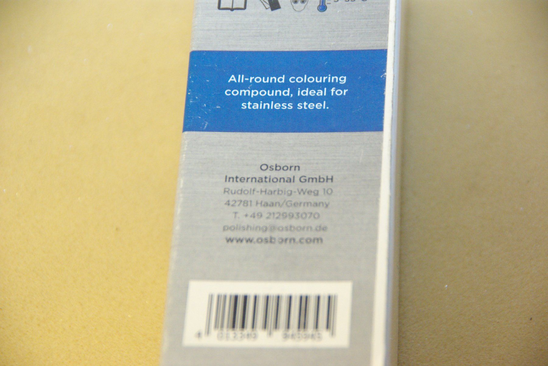 Prodotti per la cura: Polierpaste blau 1kg. von osborn Classic – Nuovo (secondo la descrizione) da Herisau venduto da Cevianer1844 3