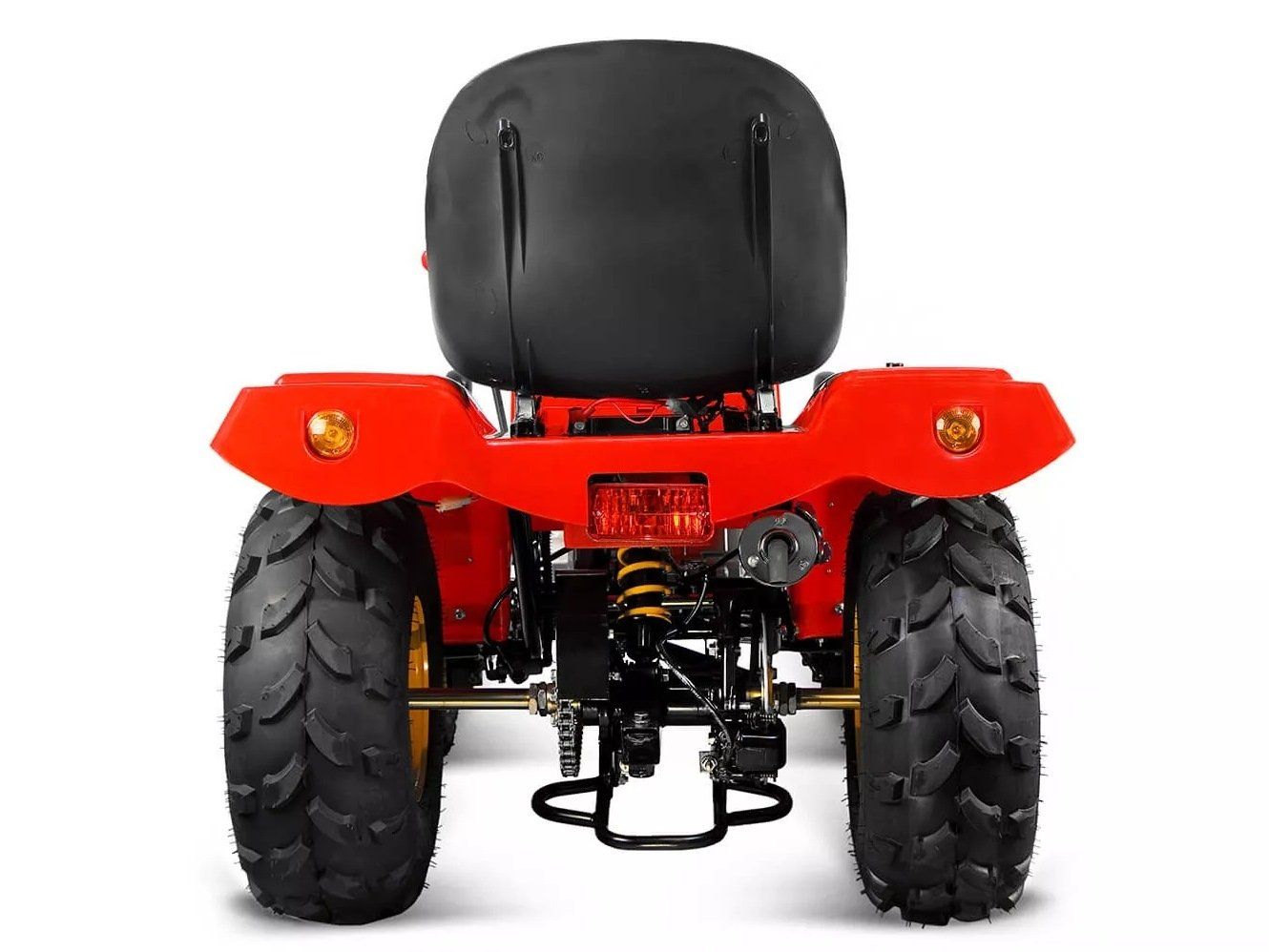 Ccm Mini Quad: Mini-Traktor rot mit 110ccm 4-Taktmotor mit Anhänger – Nuovo e nell'imballaggio originale da Entlebuch venduto da Hebu 2