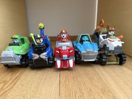 5 Paw Patrol Fahrzeuge 
