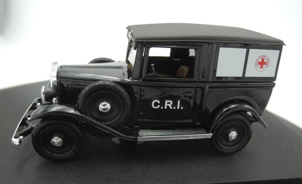 Rio Fiat Balilla Ambulance 1935 - Croix Rouge Italienne - 1/43 - Modèle SL025/B