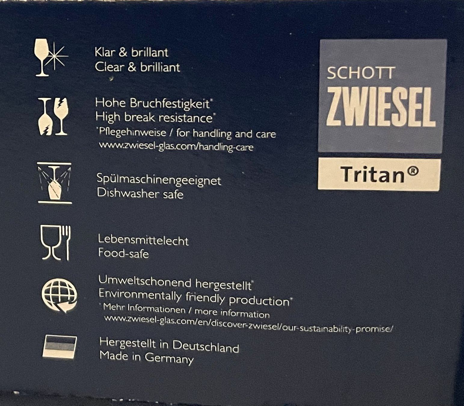 Schott Bicchieri: Schott Zwiesel / Weißweinglas Grace / Karton à 2 Gläser – Nuovo e nell'imballaggio originale da Oftringen venduto da Vucki 4